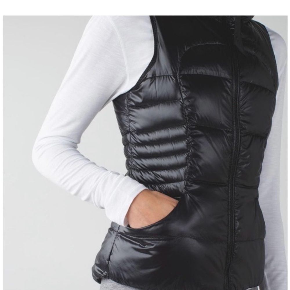 Lululemon Black Fluffin Awesome Goose Down Vest